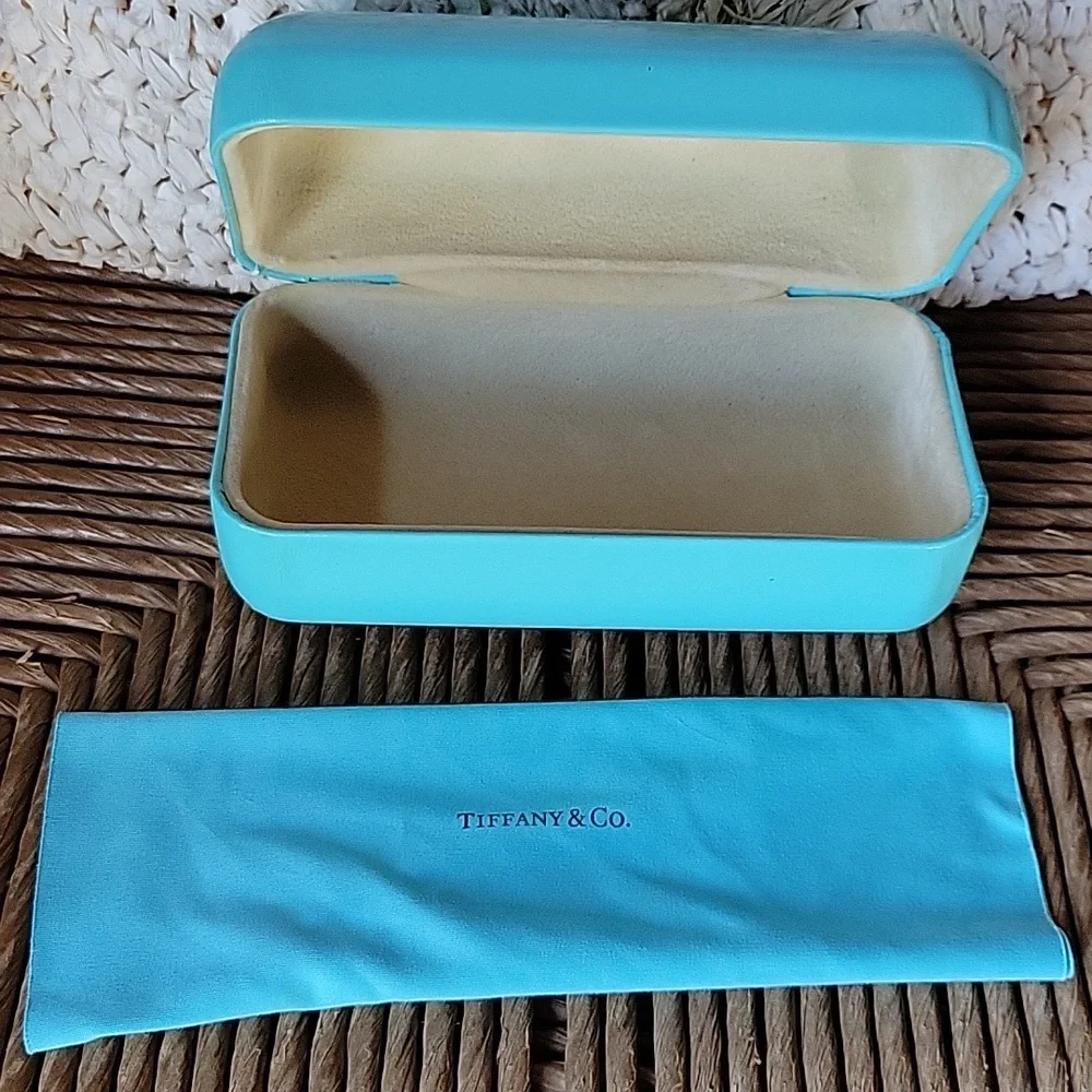 Tiffany & Co., hard eyeglass/sunglass case.